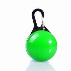 Optical fiber LED Safety pet collar USB charging green extra large (60-70cm)+green pendant